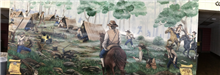 Battle of Ramsours Mill mural