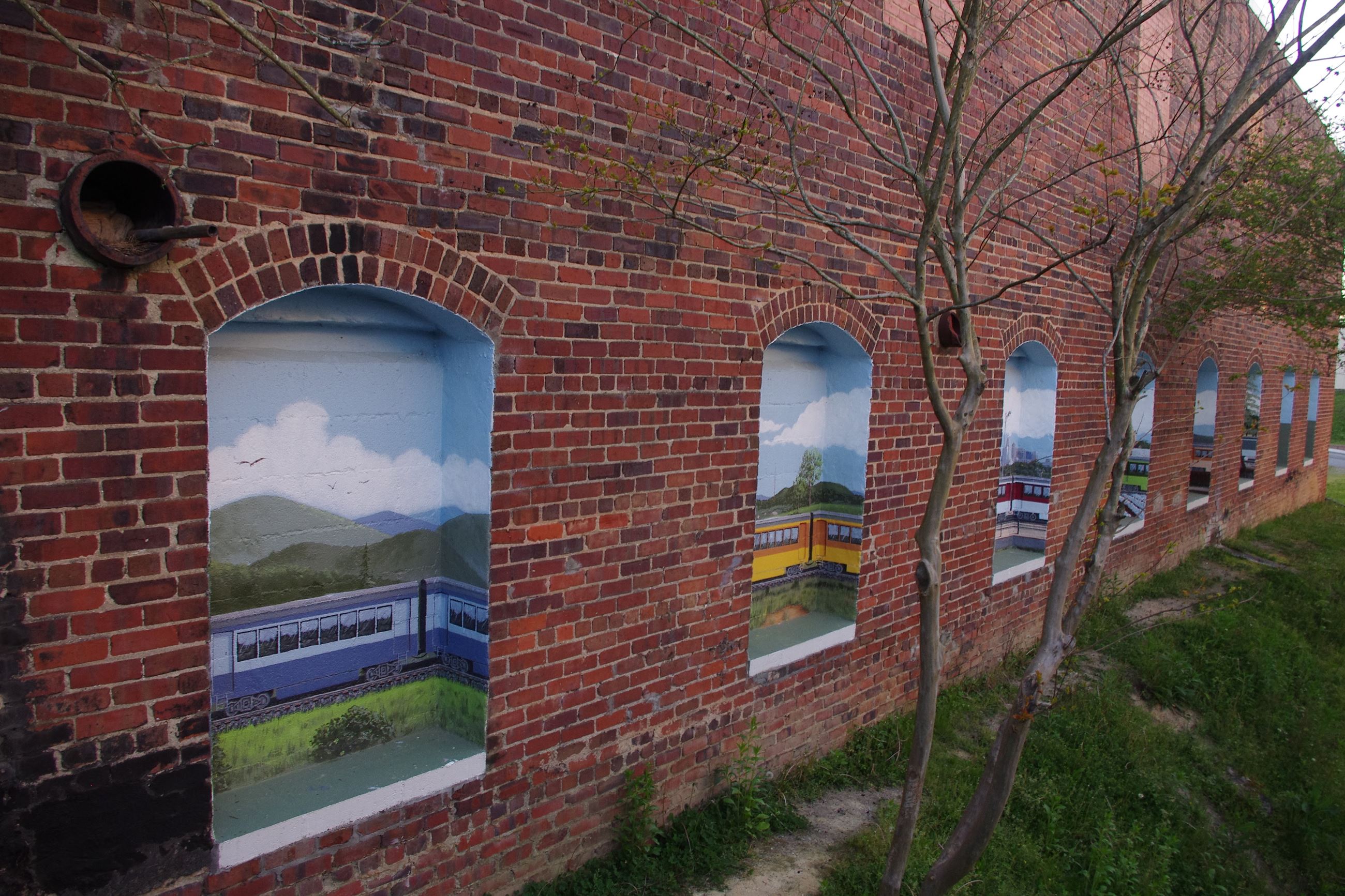 Rail Trail Train Windows