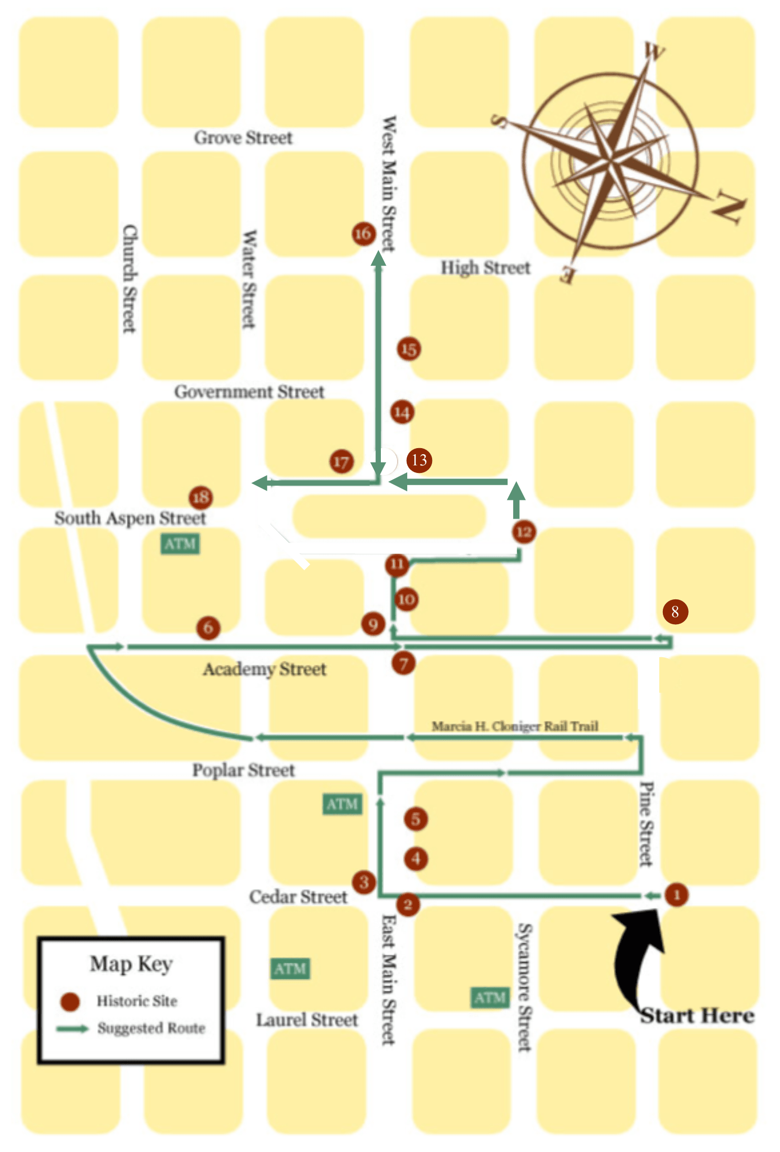 Historic Walking Tour map v4