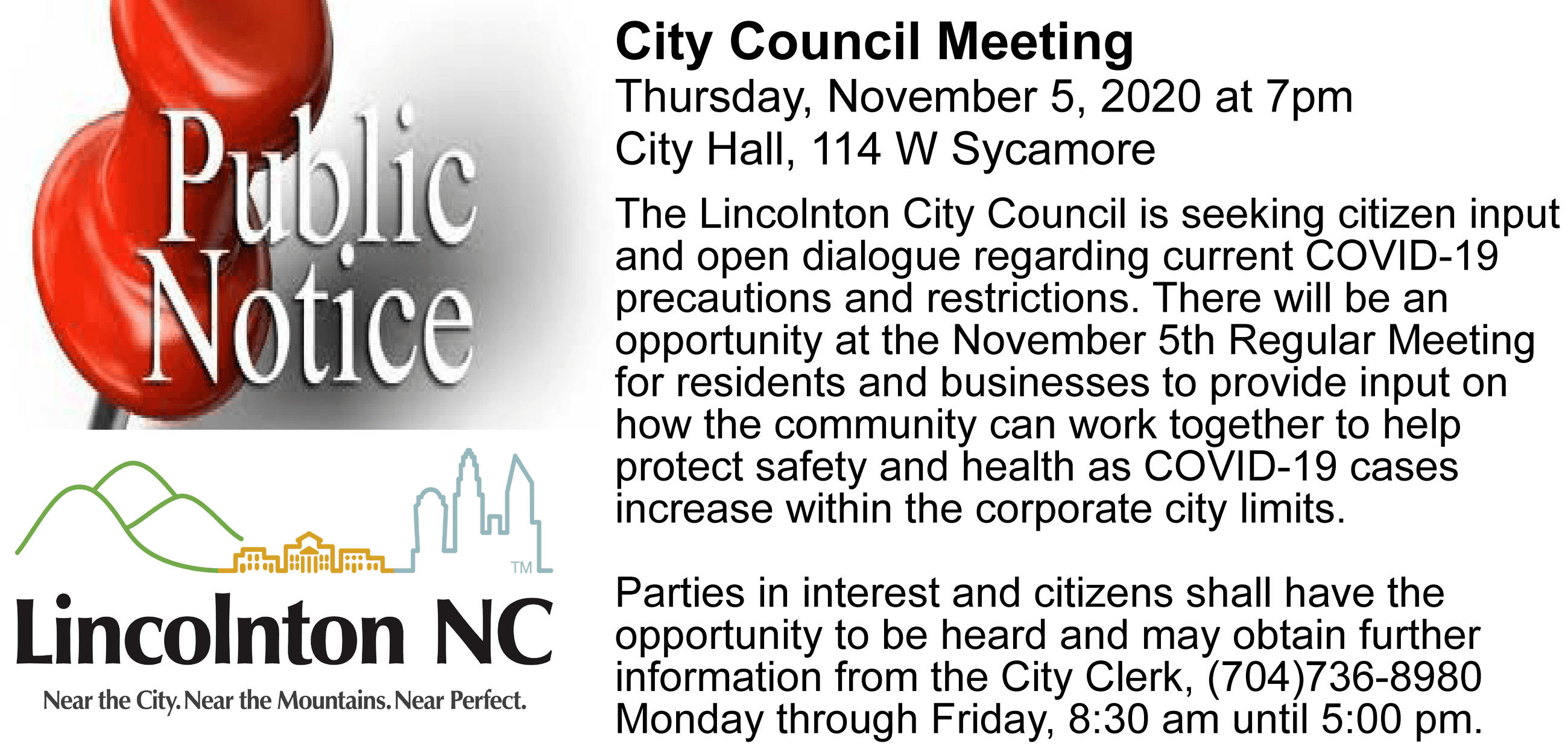 11.5.20 council mtg notice - citizen mask input