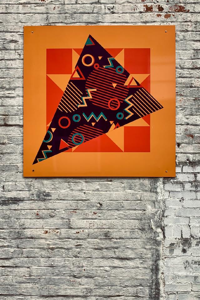 Eat Pizza, Be Happy Quilt